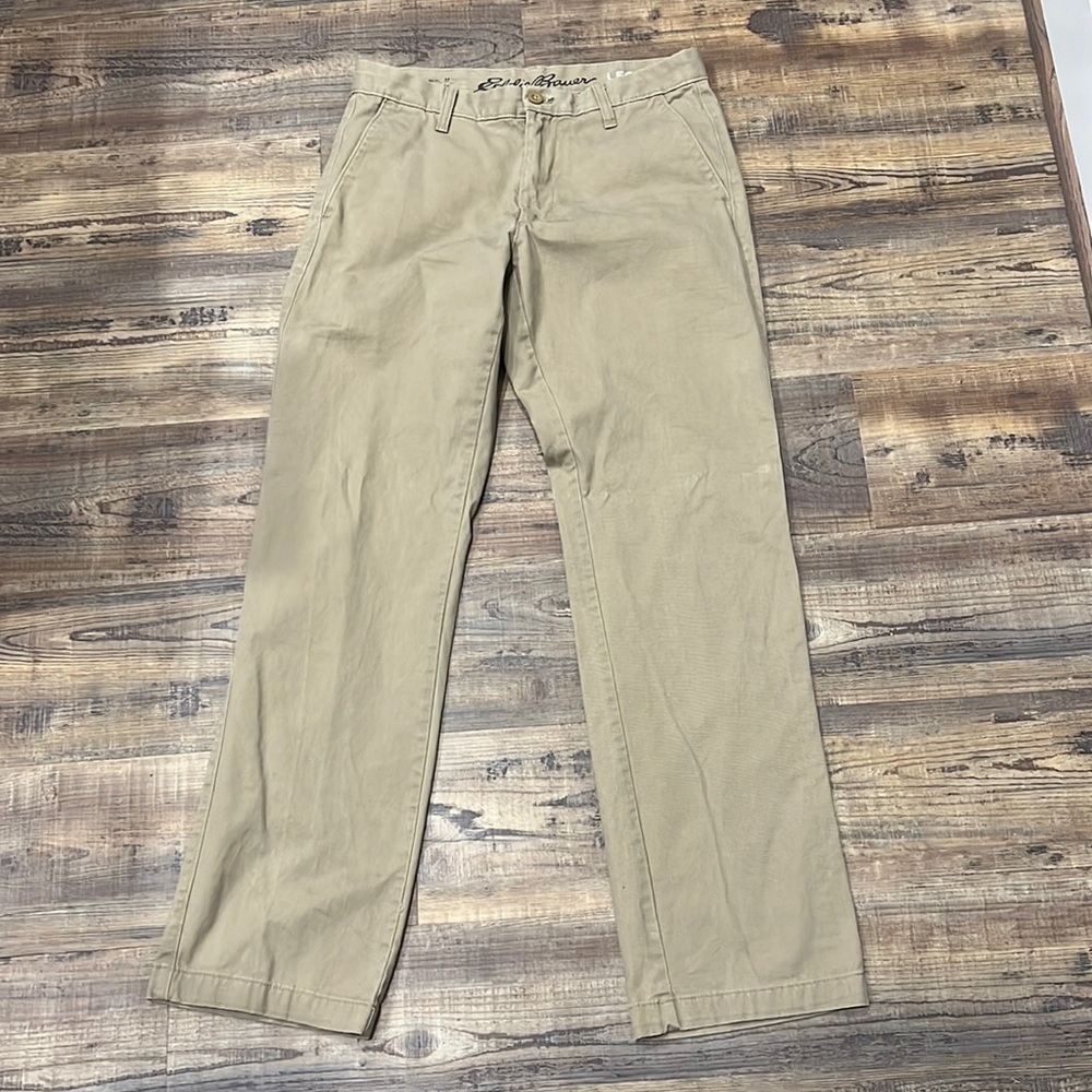 Eddie Bauer Khaki Chinos 32x34